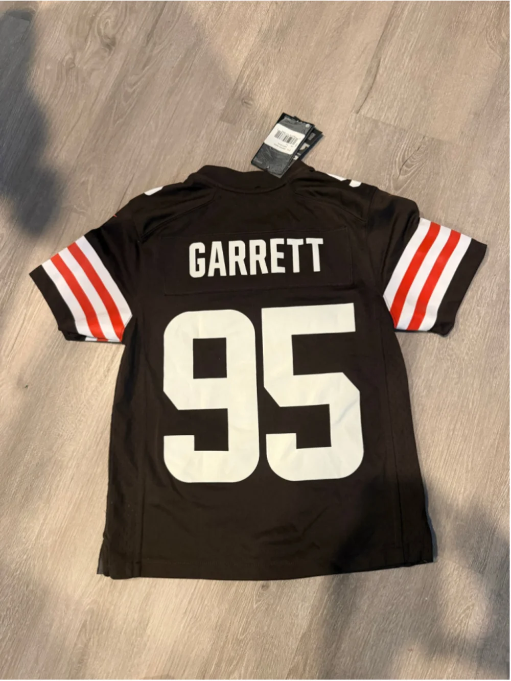 Boys Nike Cleveland Browns Myles Garrett Jersey Size S Brown Orange